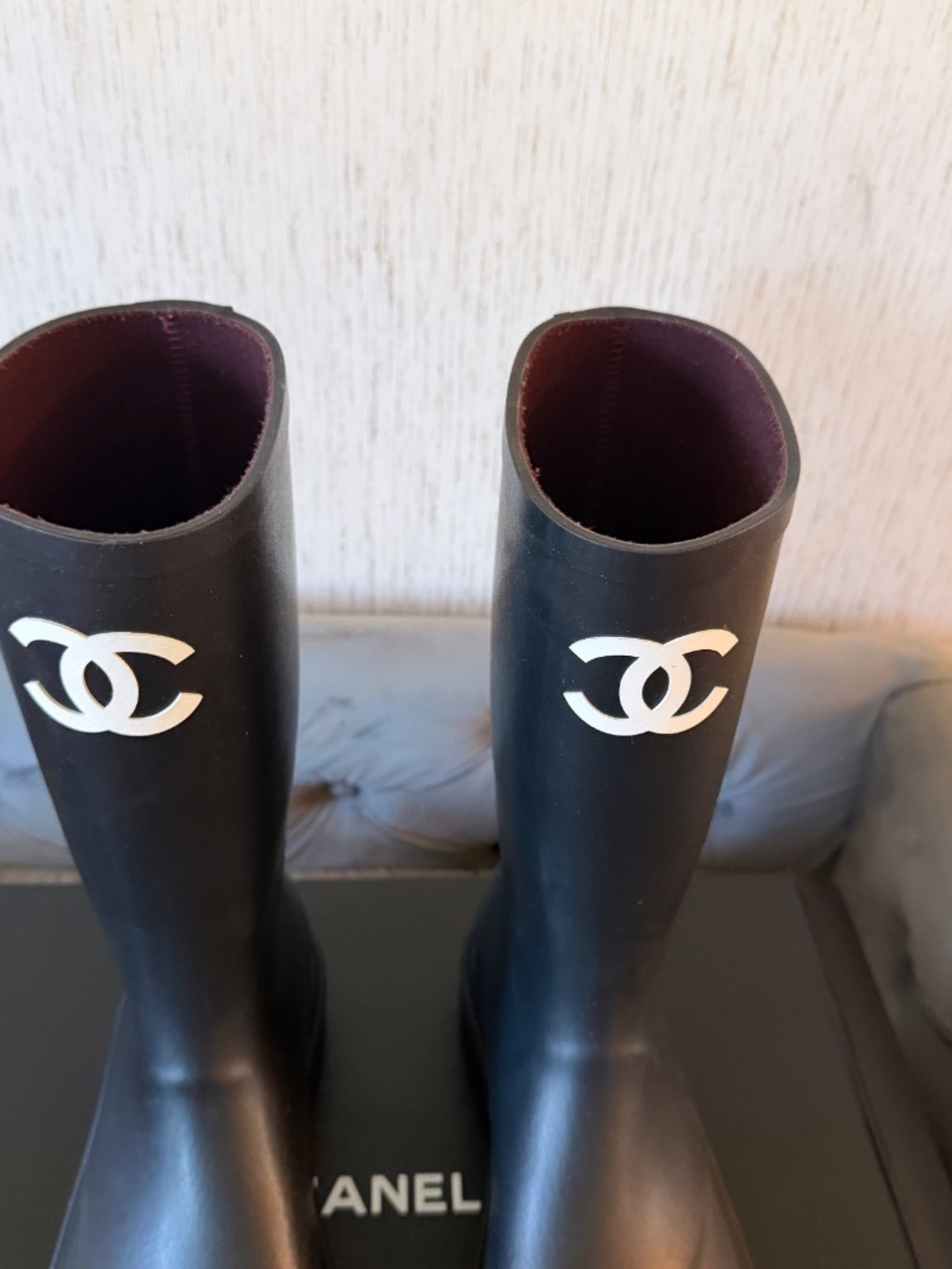 Chanel rain boots 41 black - Picture 8 of 8